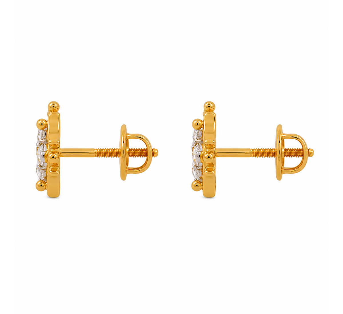 Asra Stud Diamond Earrings