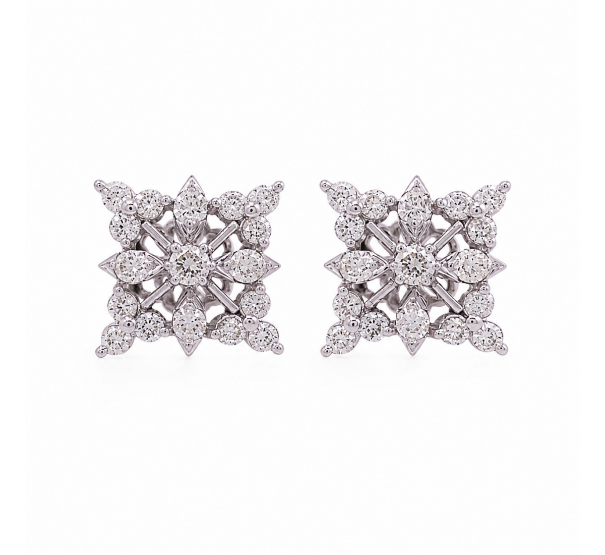 Maha Stud Diamond Earrings