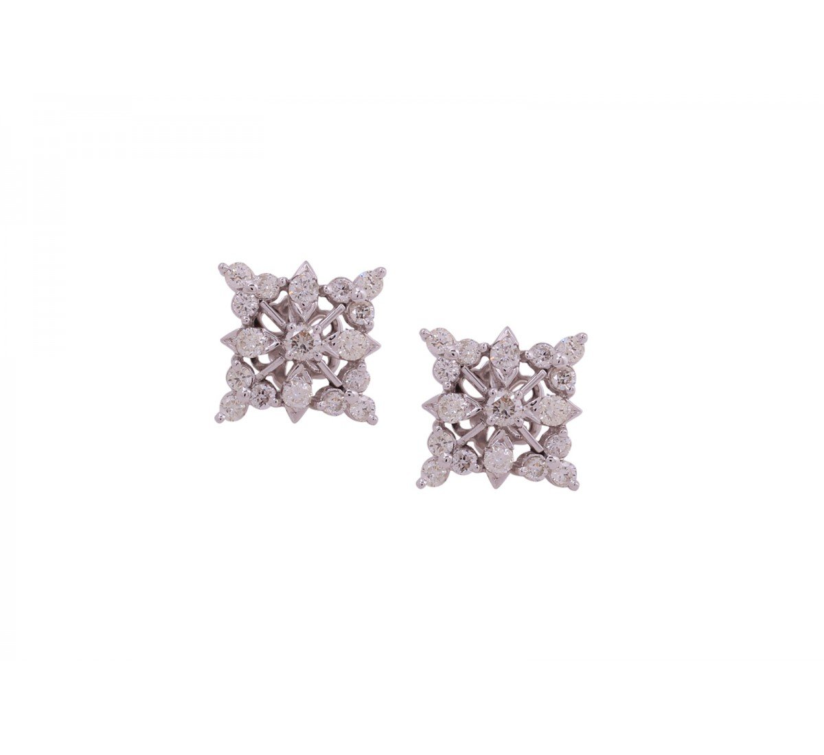 Maha Stud Diamond Earrings