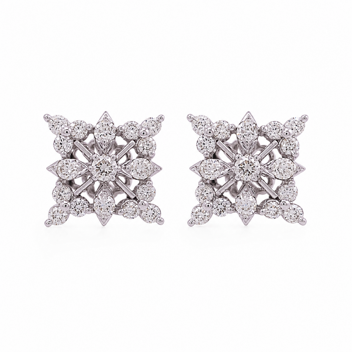 Maha Stud Diamond Earrings