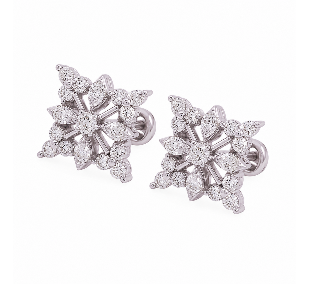 Maha Stud Diamond Earrings