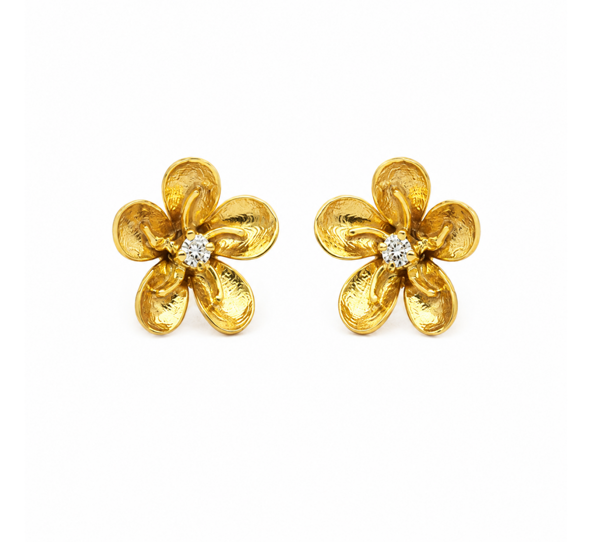 Rua Stud Diamond Earrings