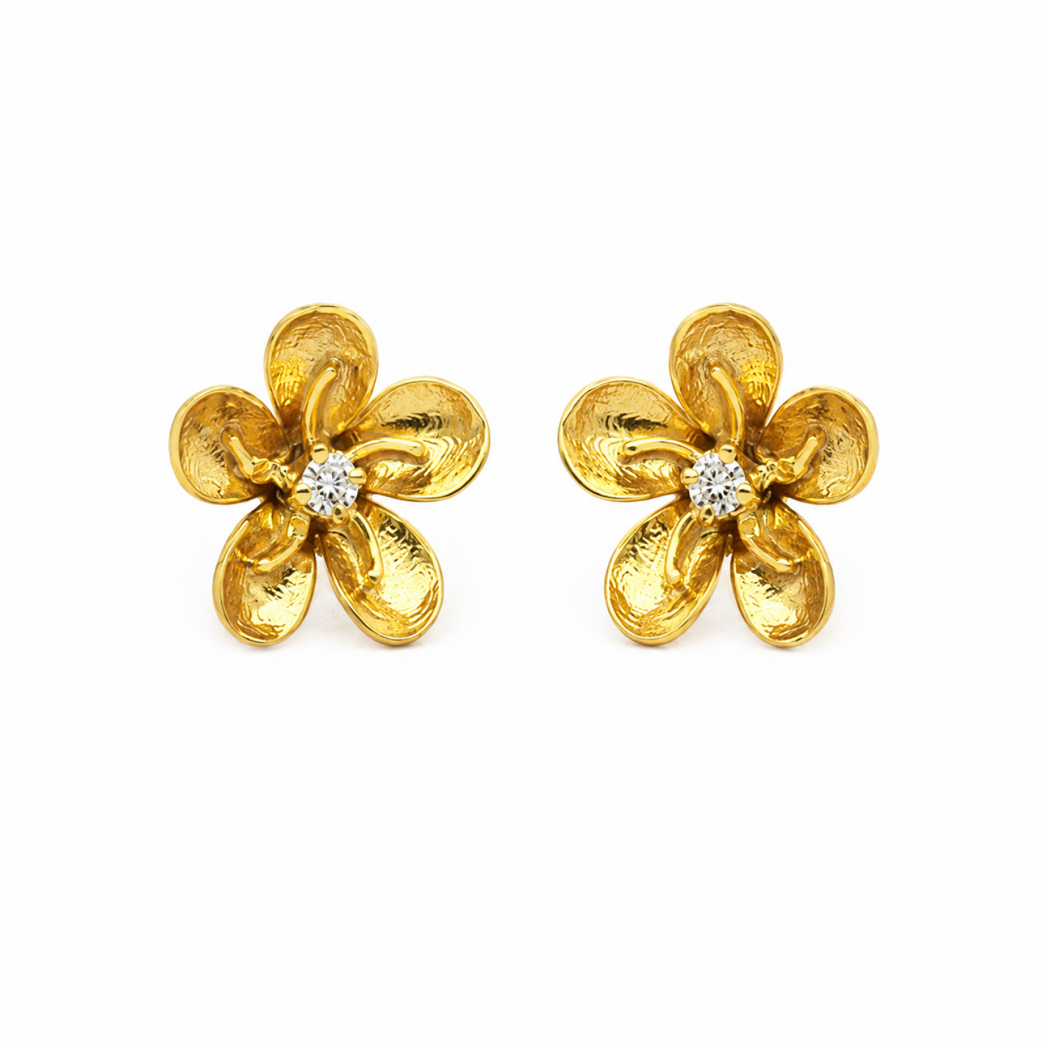 Rua Stud Diamond Earrings