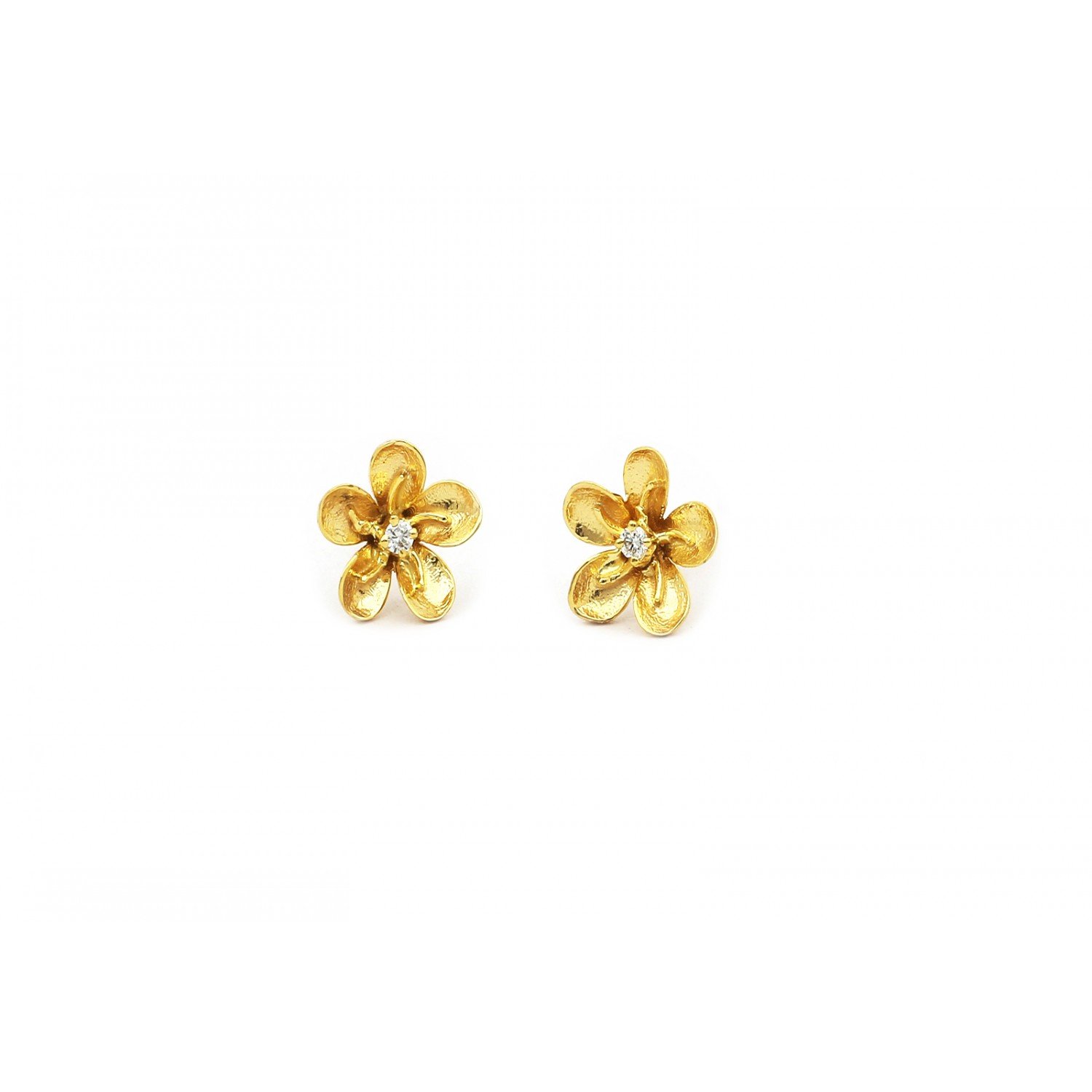 Rua Stud Diamond Earrings
