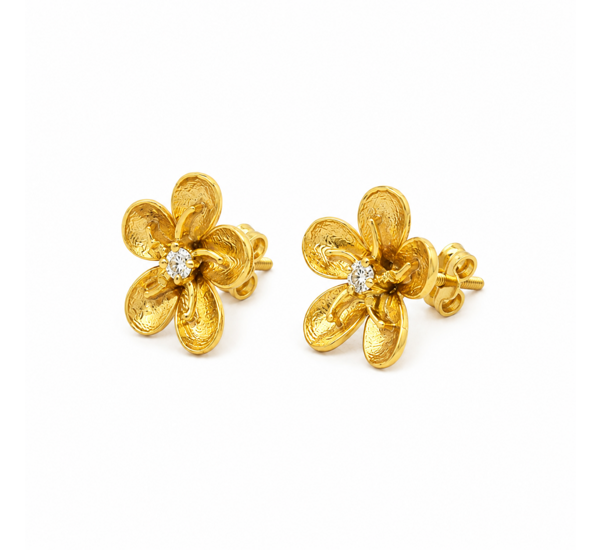 Rua Stud Diamond Earrings