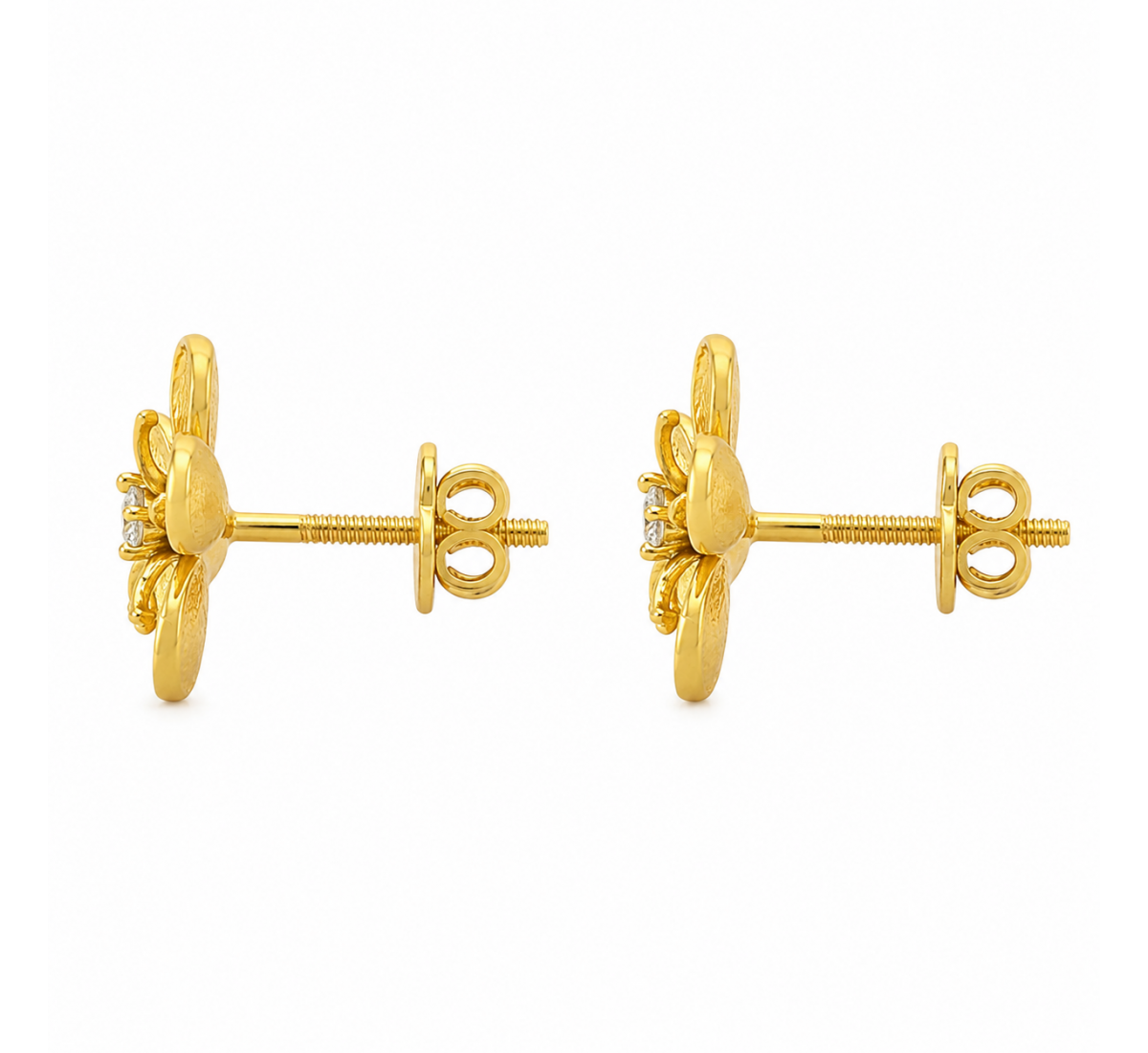 Rua Stud Diamond Earrings