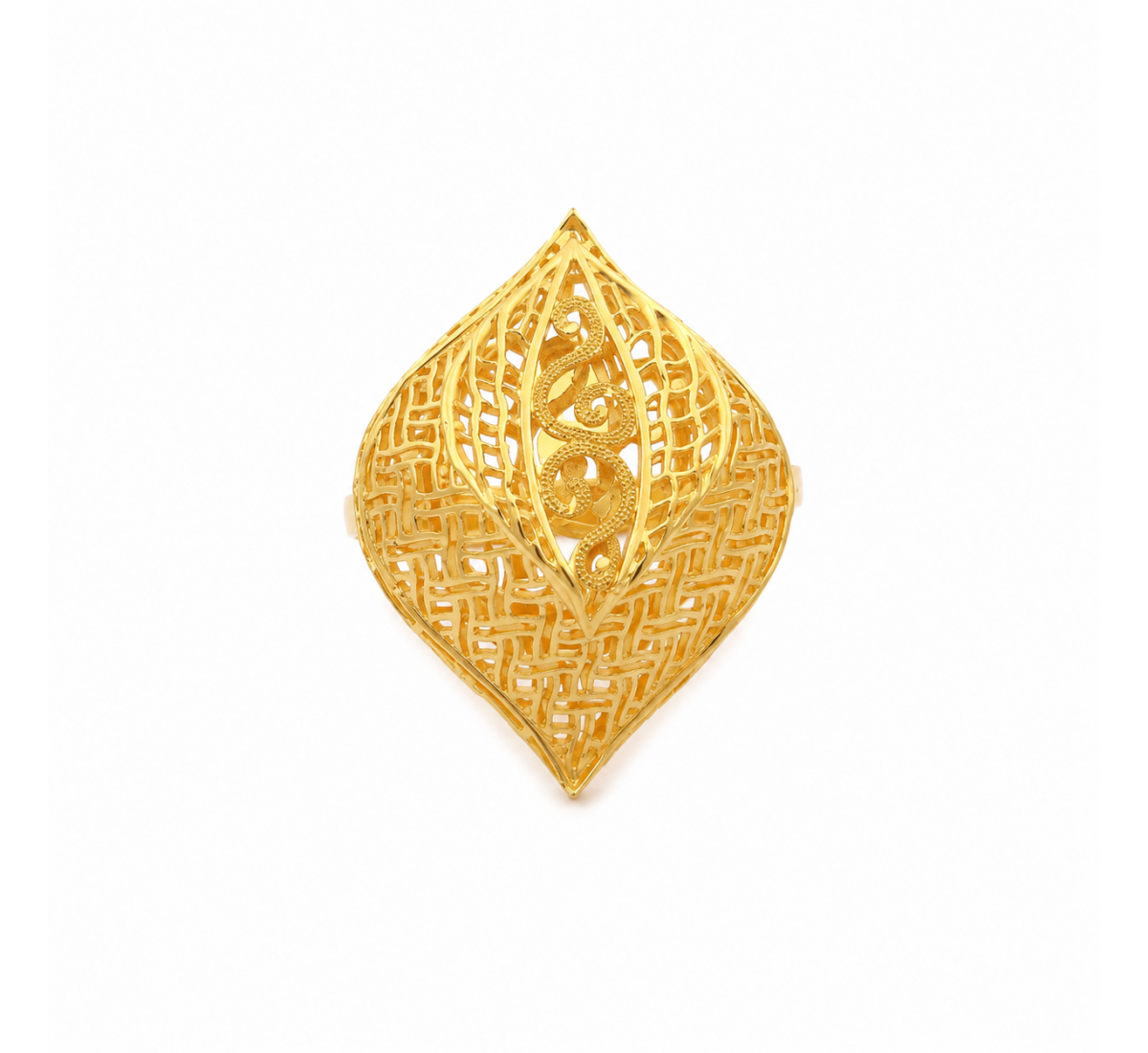 Torsade Gold Ring