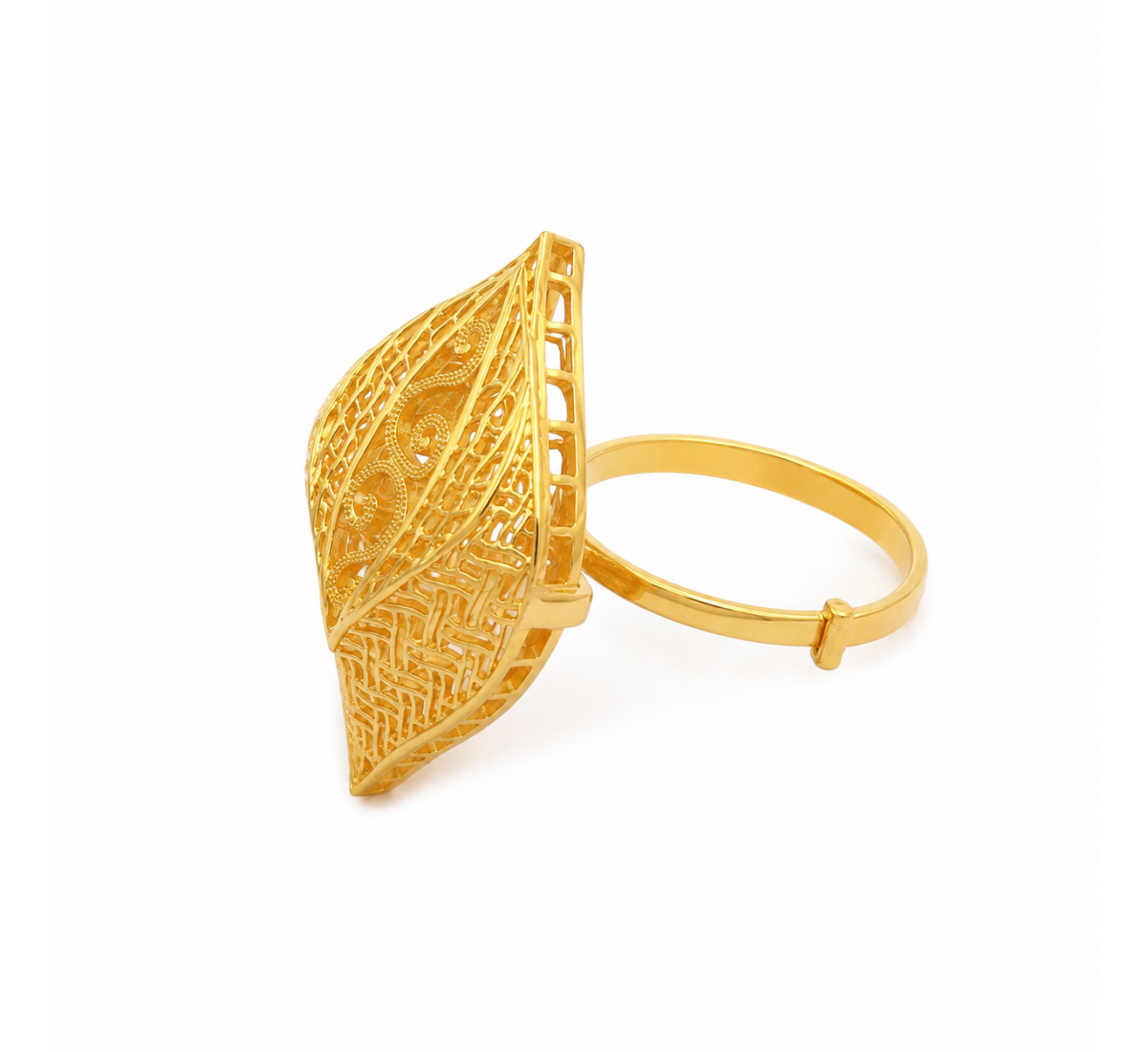 Torsade Gold Ring