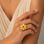 Gold Abby Swerve Ring