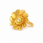 Grid Daisy Cutout Ring