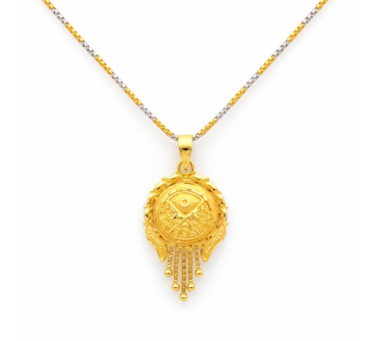 Zig Zag Pave Pendant