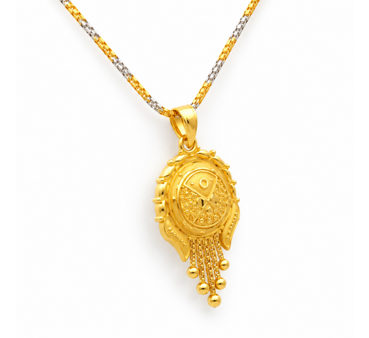 Zig Zag Pave Pendant