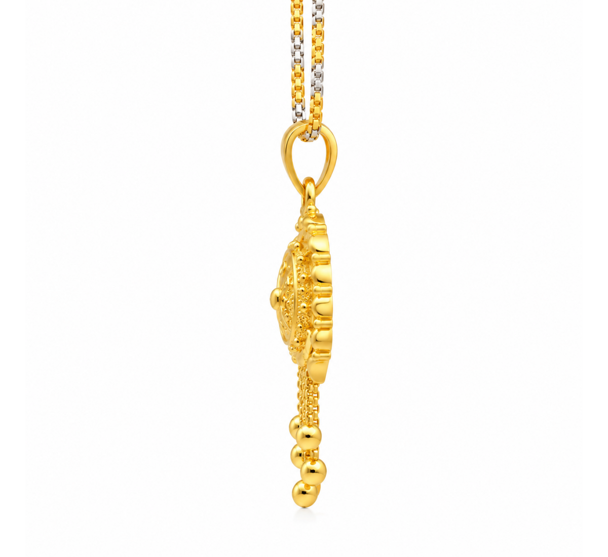 Zig Zag Pave Pendant