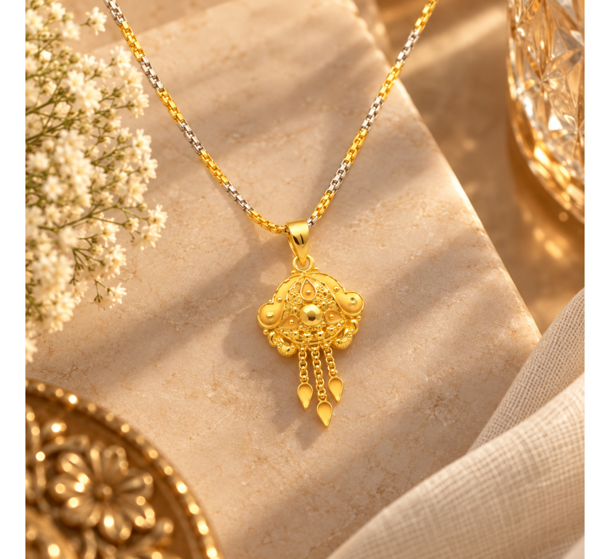 Barisha Pave Pendant