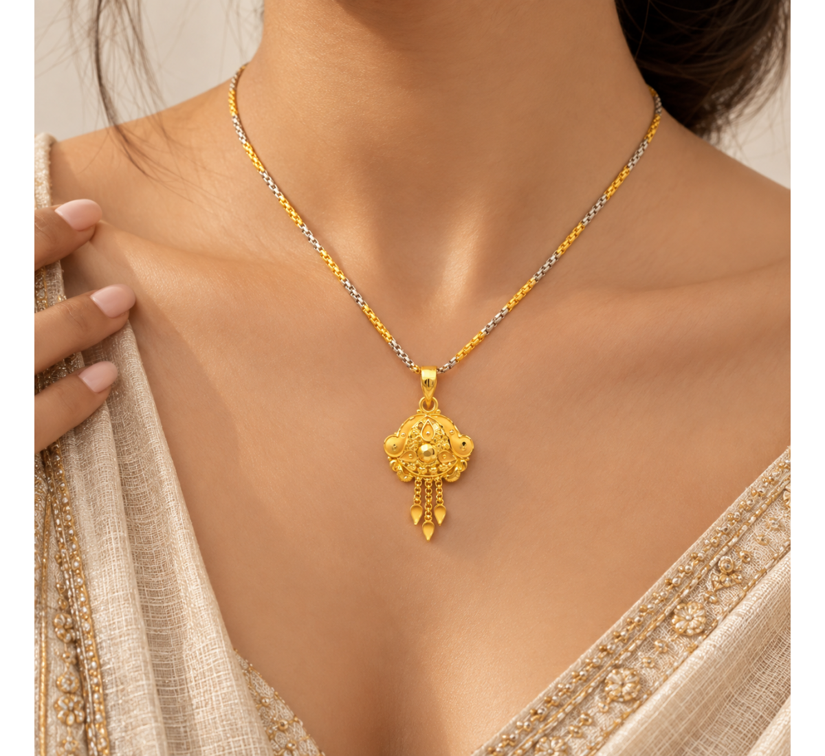 Barisha Pave Pendant
