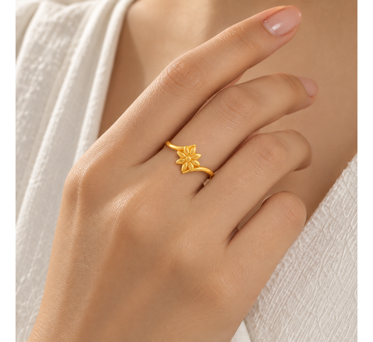 Maliha Gold Ring