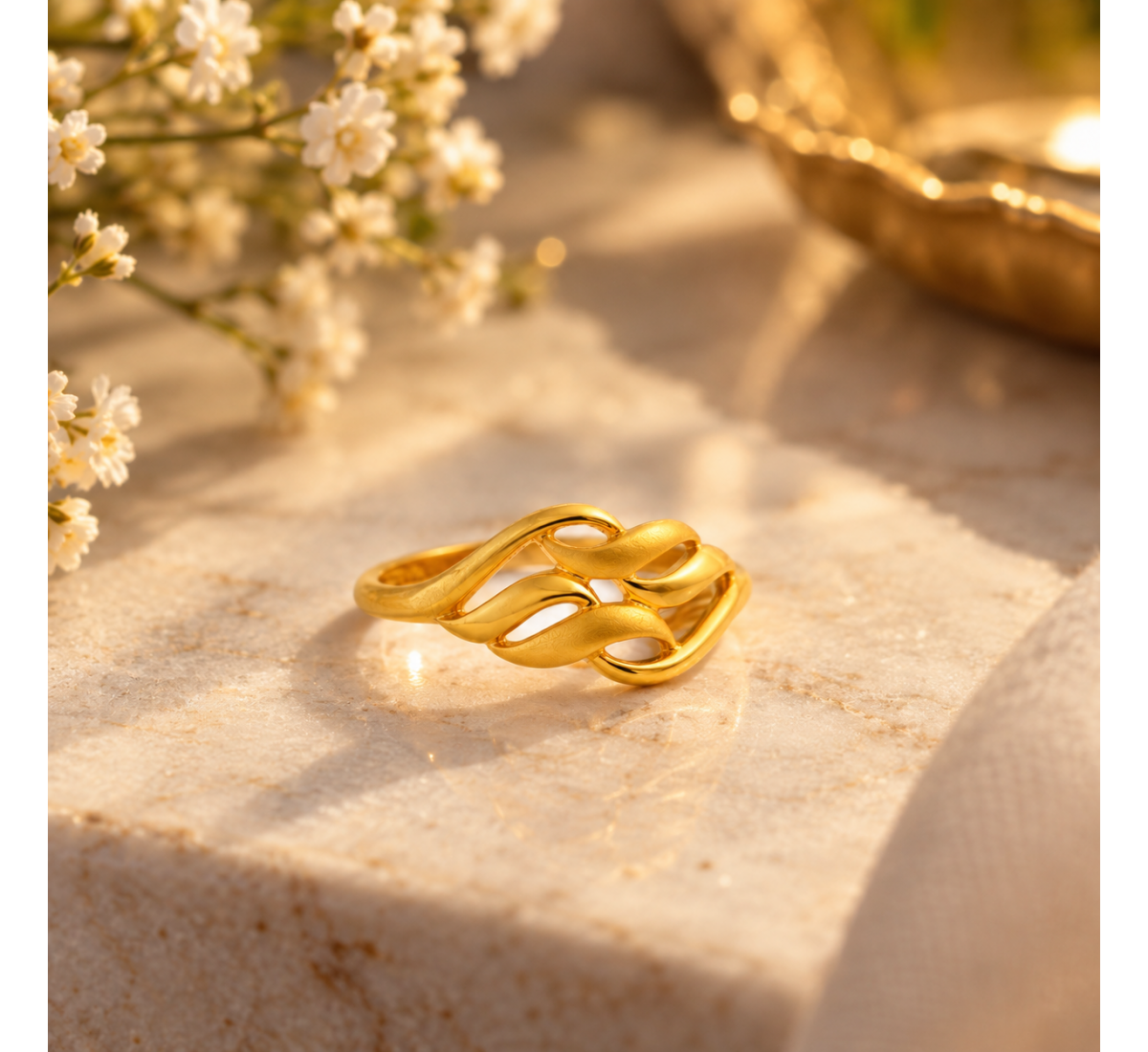 Octavia Bliss Gold Ring