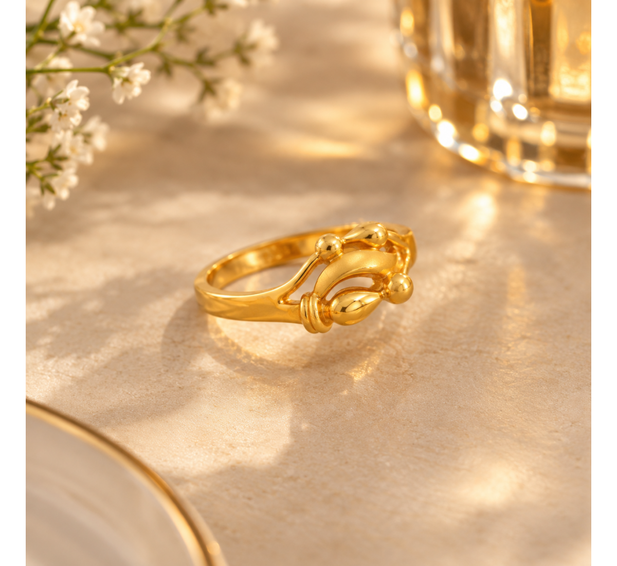 Lina Love Gold Ring