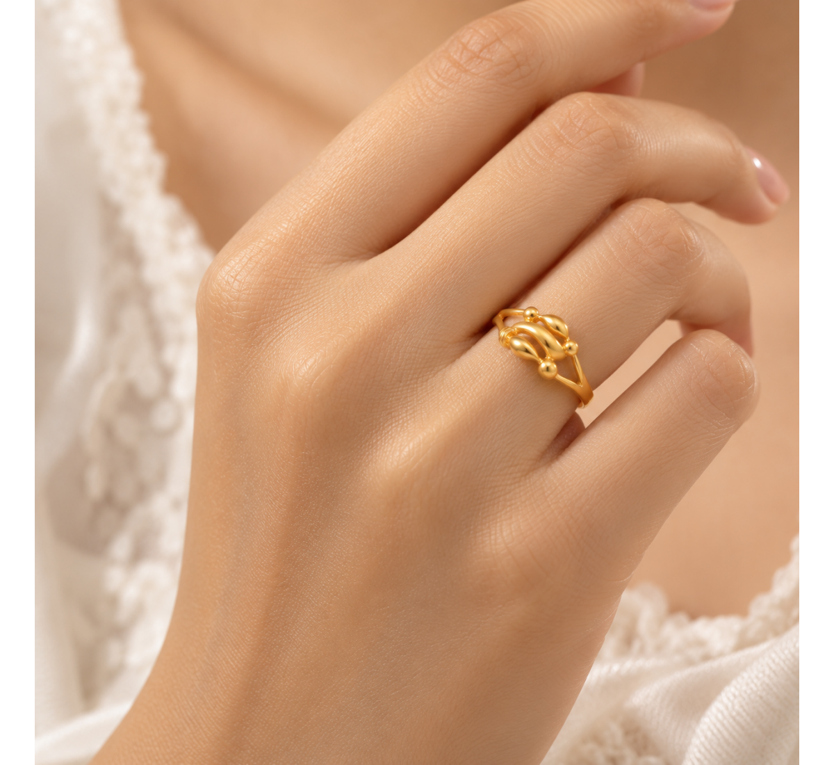Lina Love Gold Ring