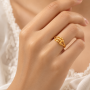 Lina Love Gold Ring