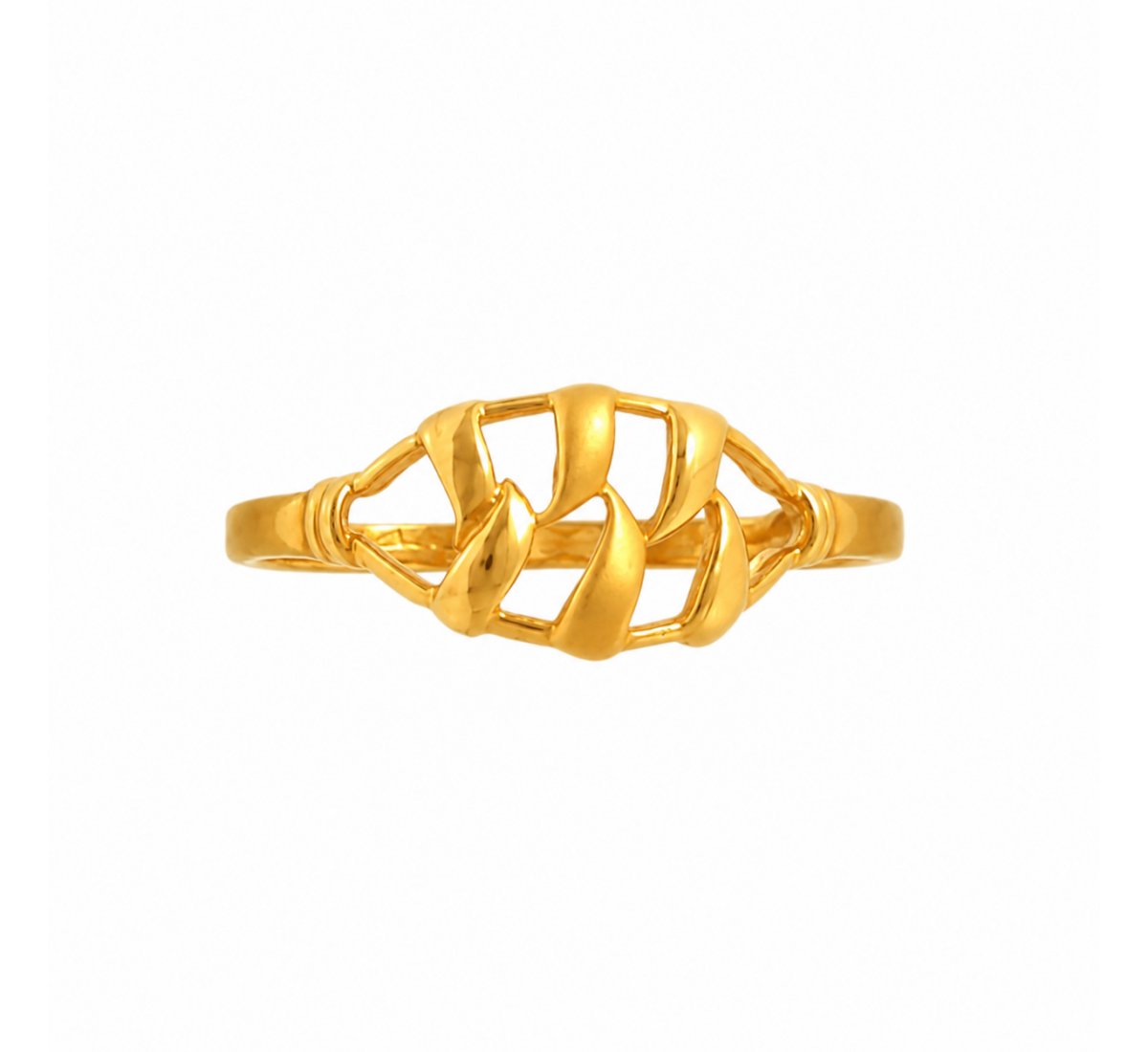 Metro Wheel Gold Ring