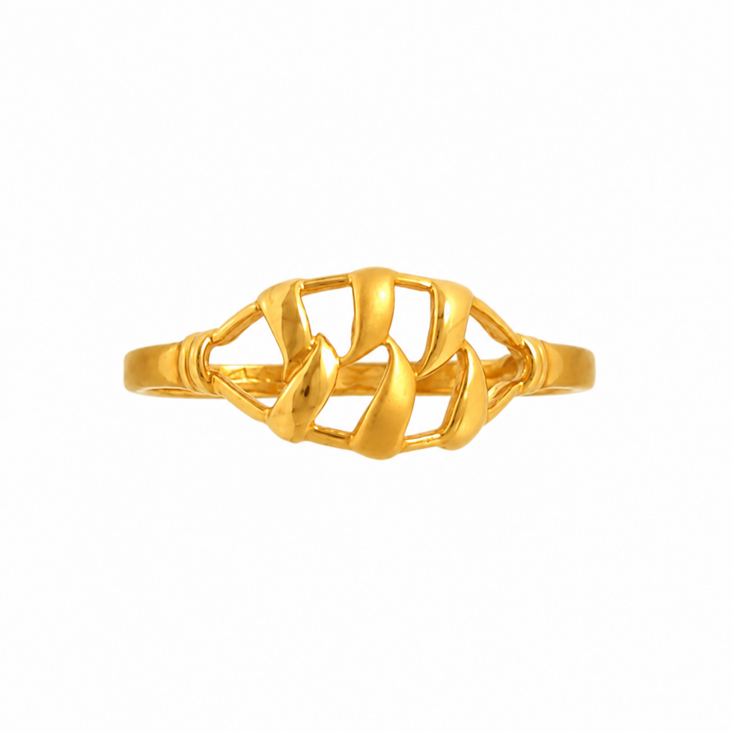 Metro Wheel Gold Ring