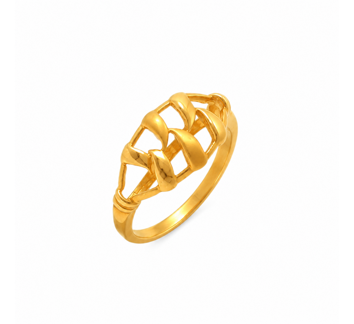 Metro Wheel Gold Ring