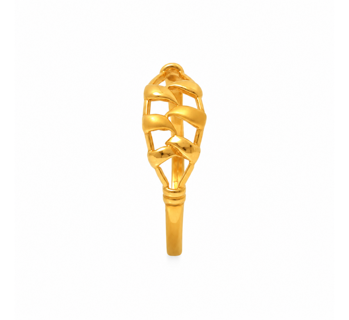 Metro Wheel Gold Ring