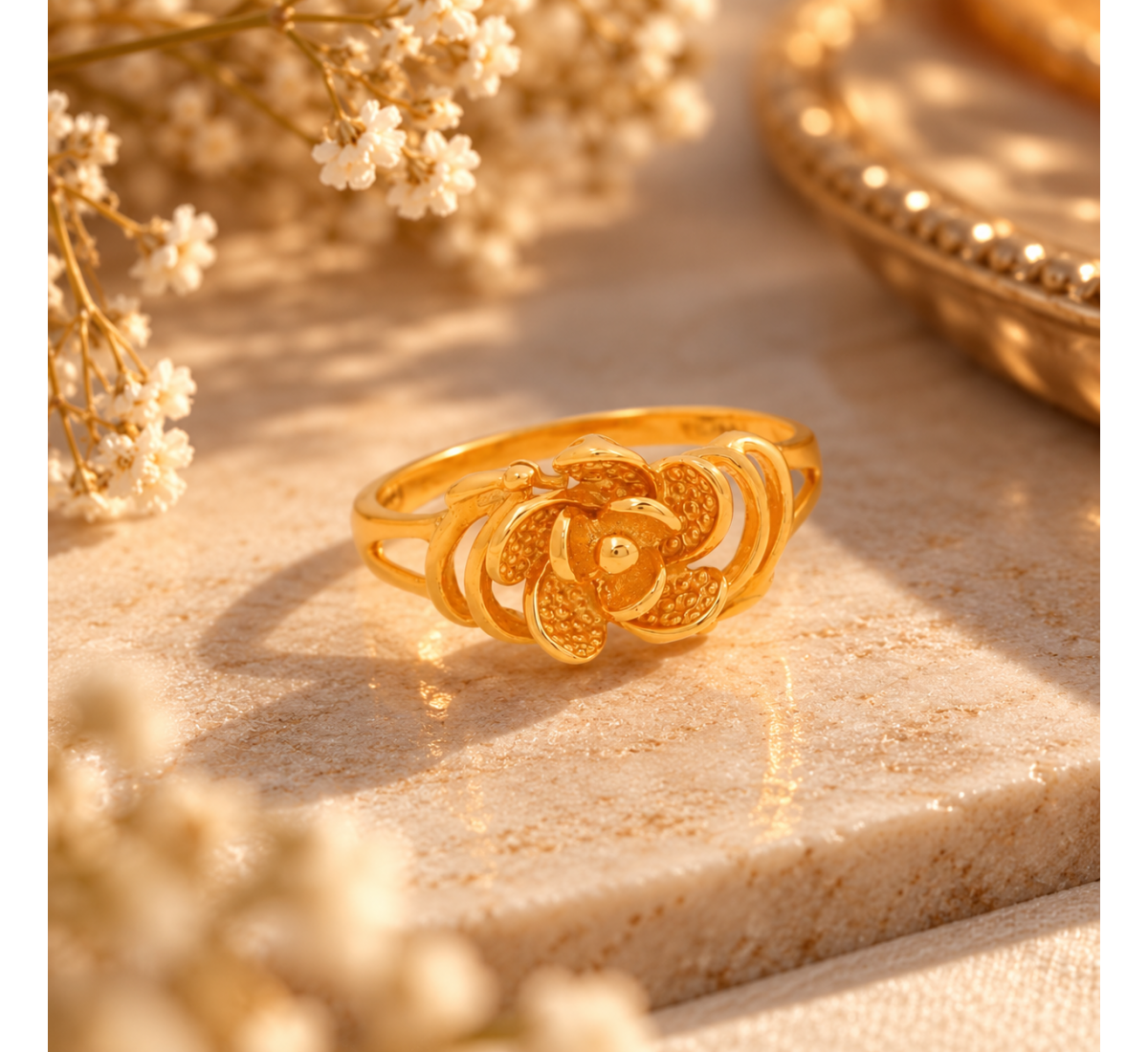 Happy Daisy Waves Ring