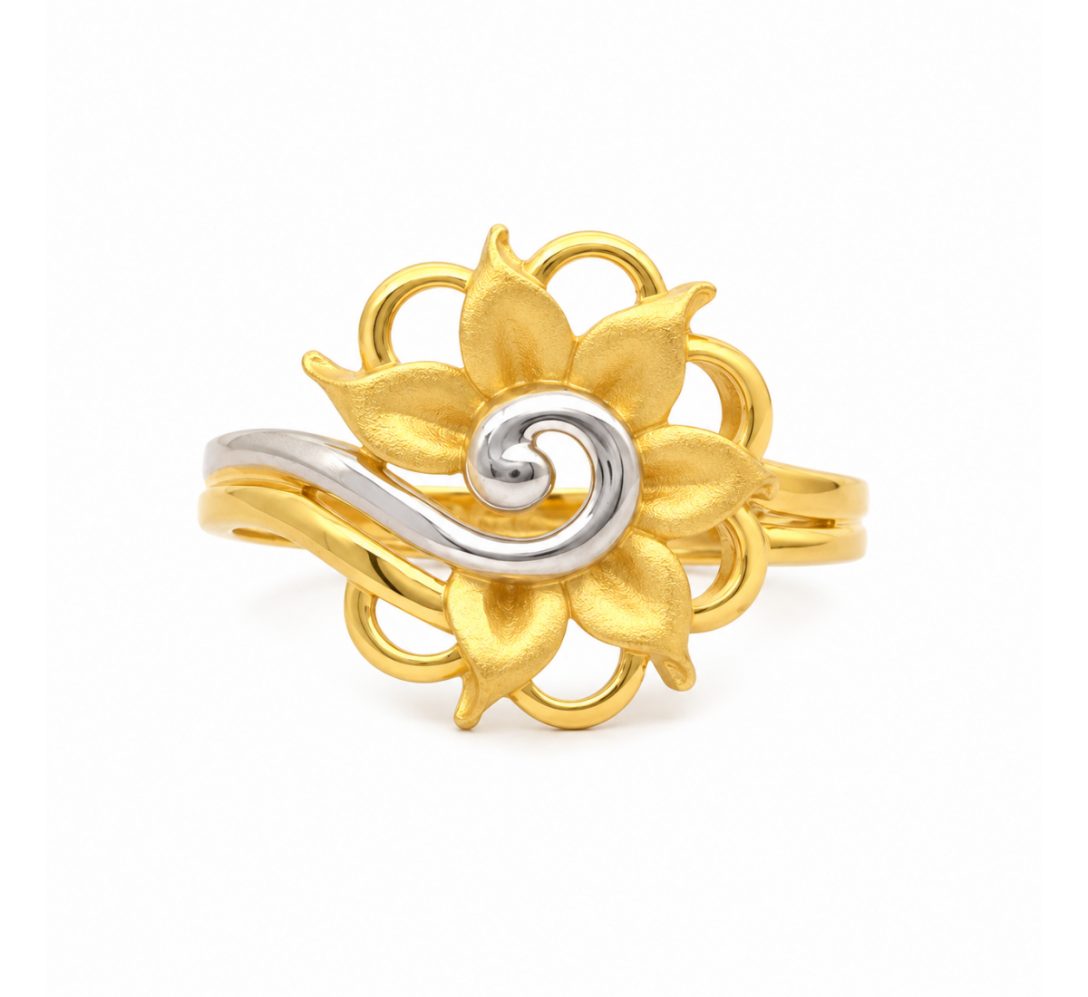 Maria Twist Dual Ring