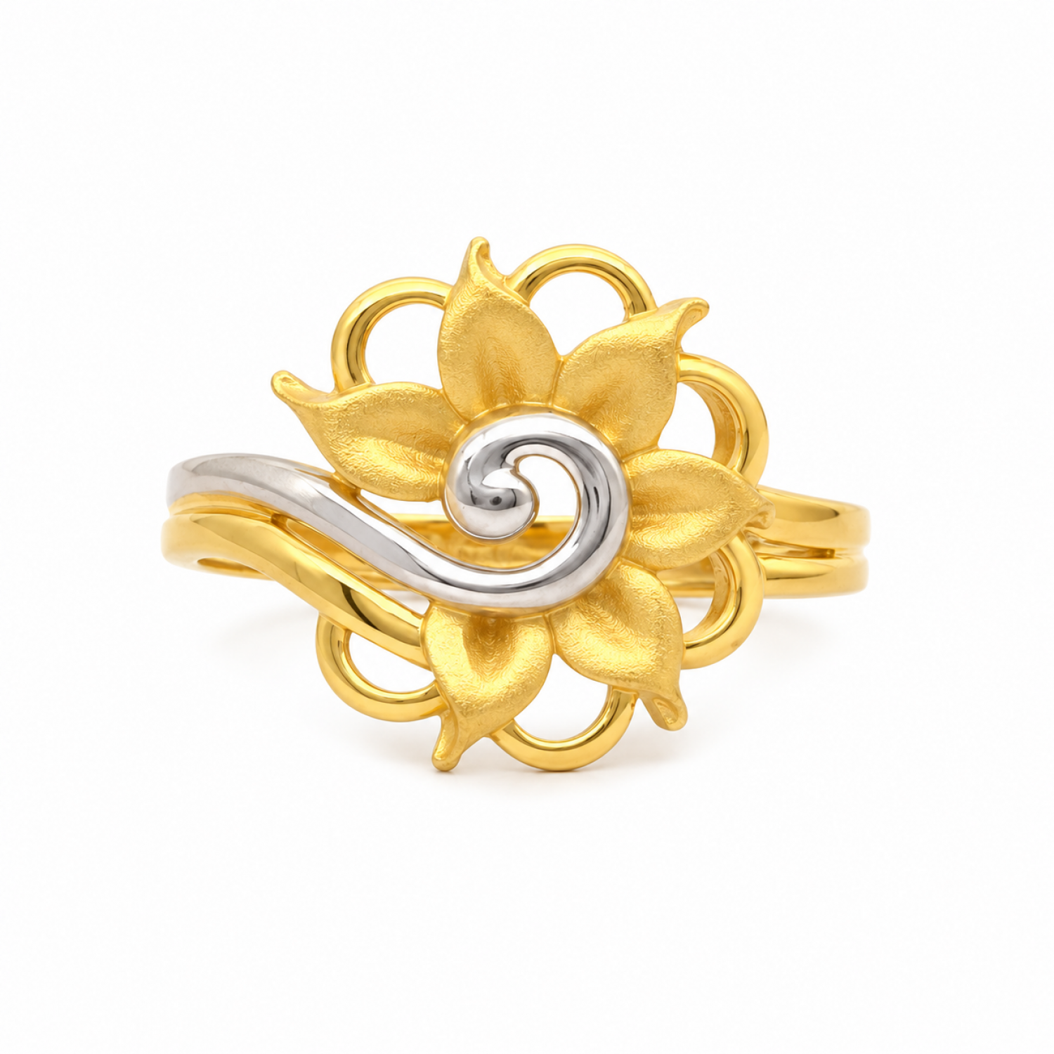 Maria Twist Dual Ring