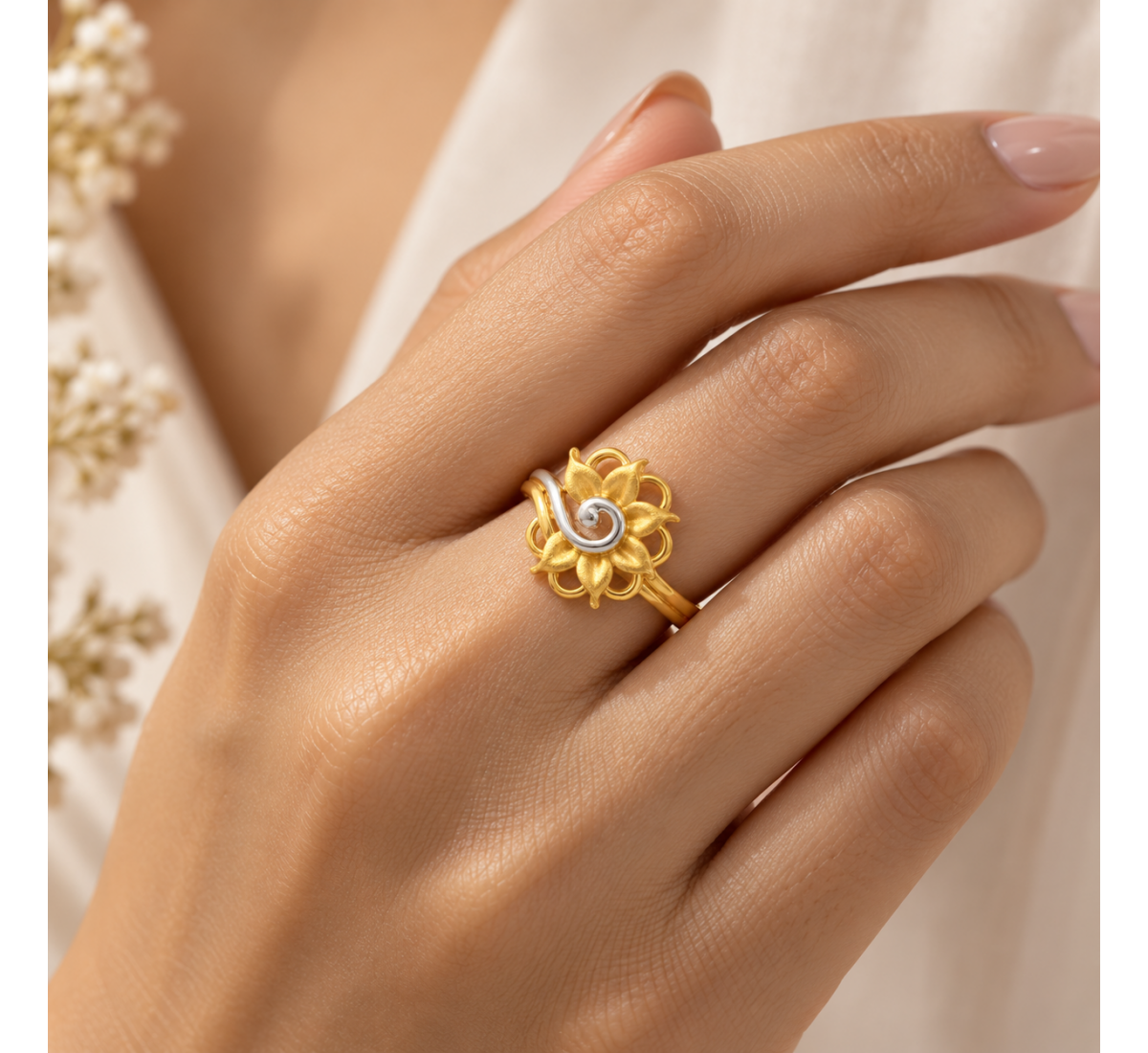 Maria Twist Dual Ring