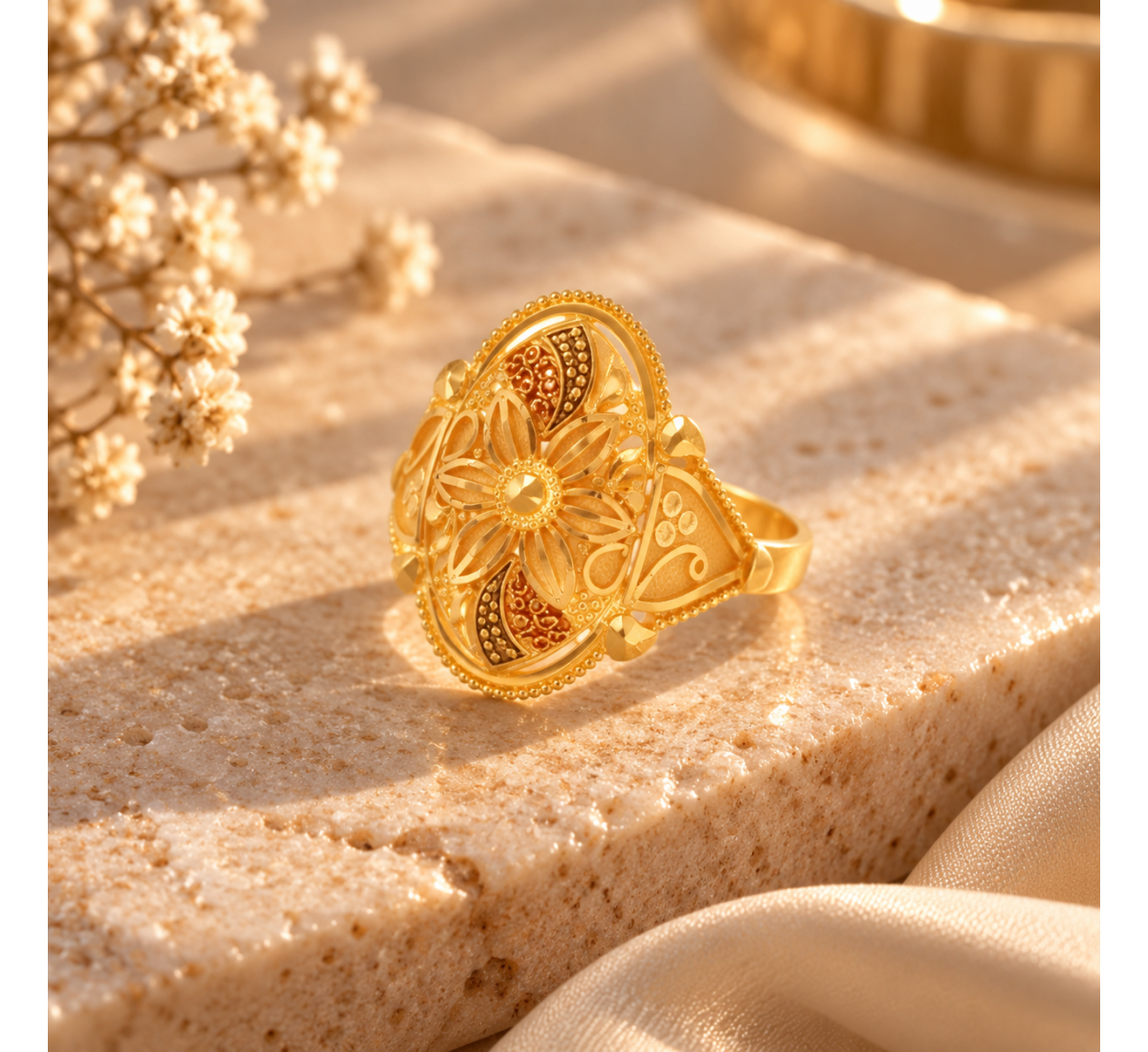 Gold Lina Array Ring