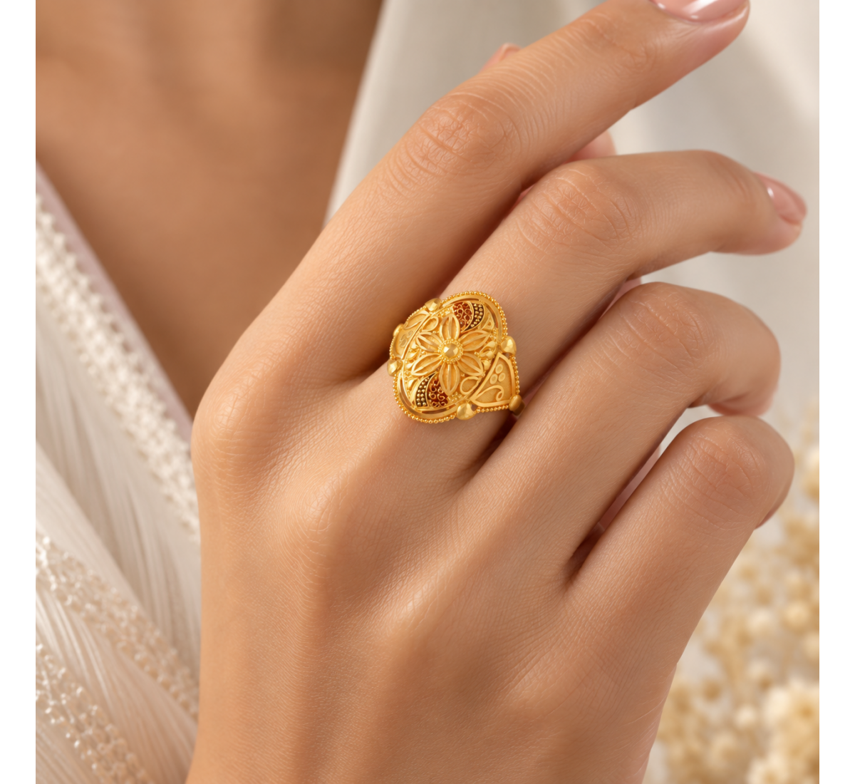 Gold Lina Array Ring