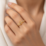 Pave Gold Ring