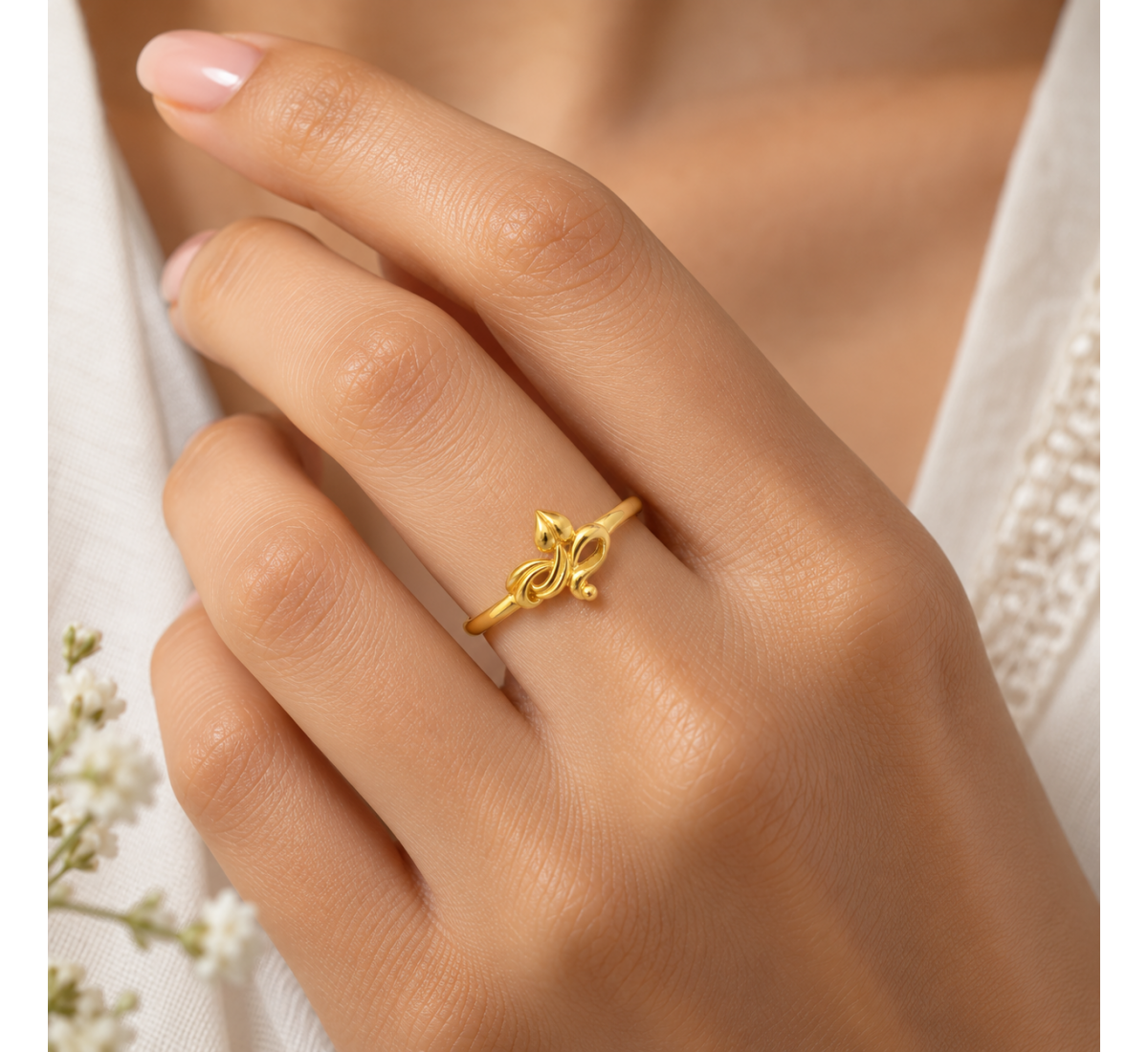 Gold Lina Mosaic Ring