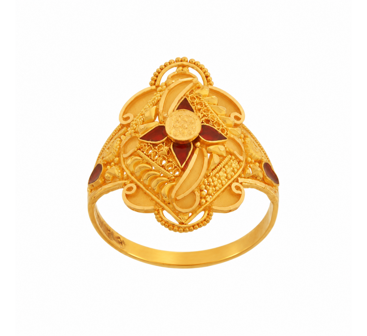 Zoraya Daisy Gold Ring