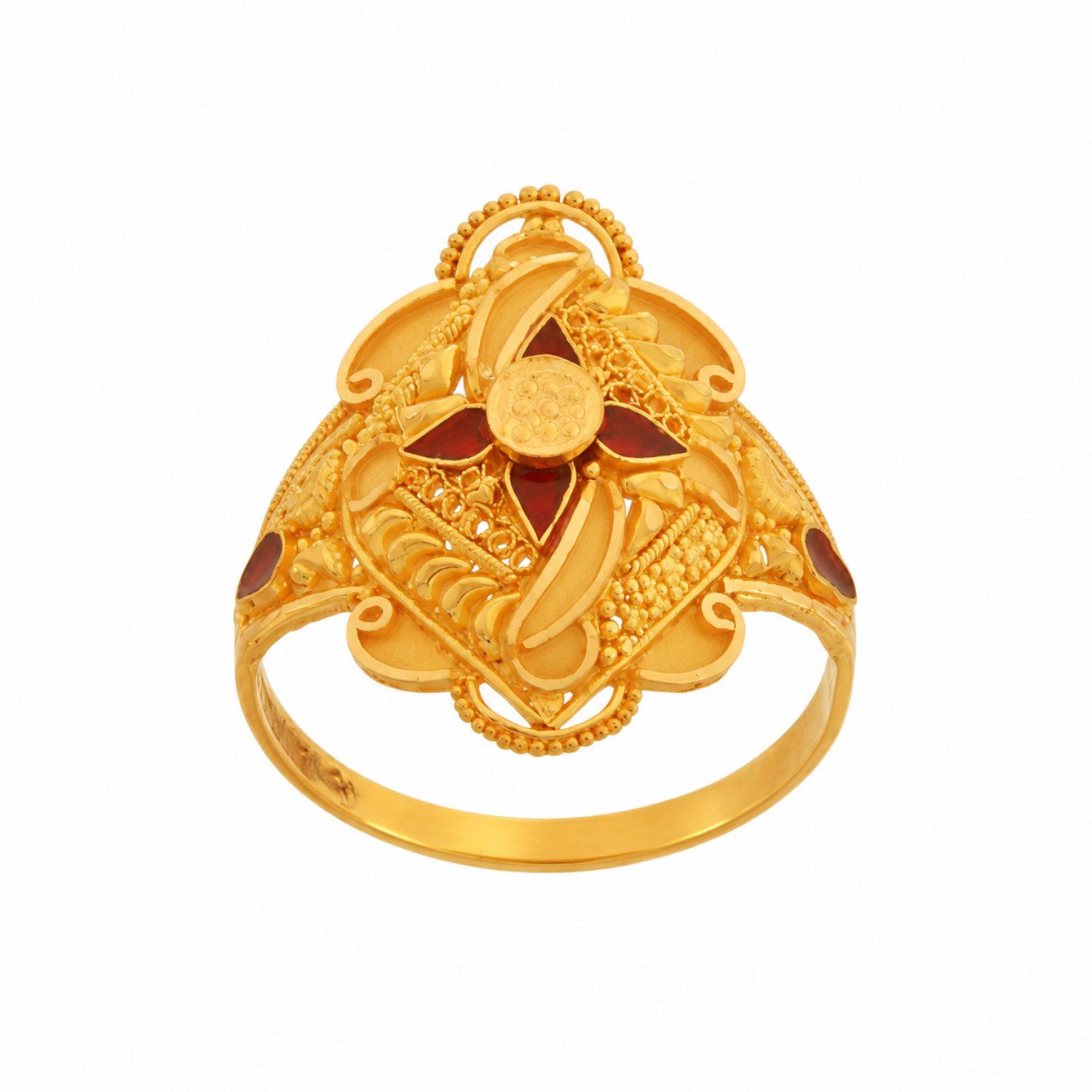 Zoraya Daisy Gold Ring