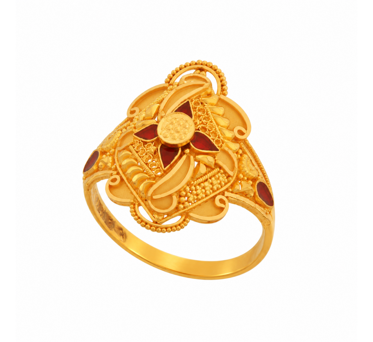 Zoraya Daisy Gold Ring
