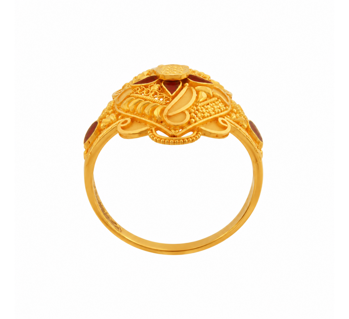 Zoraya Daisy Gold Ring
