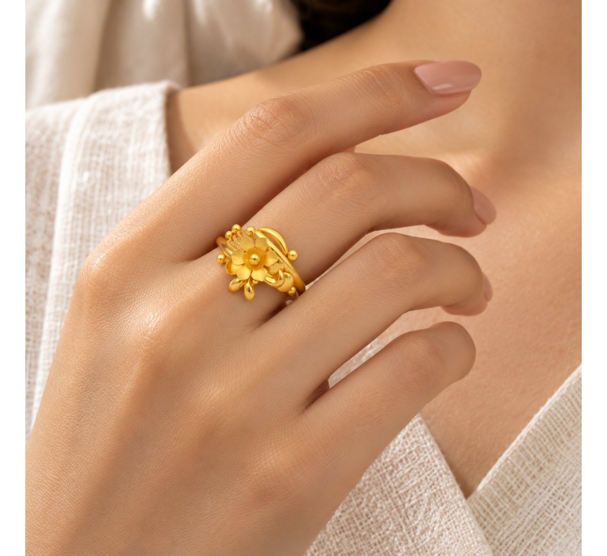 Alternated Abby Filigree Ring