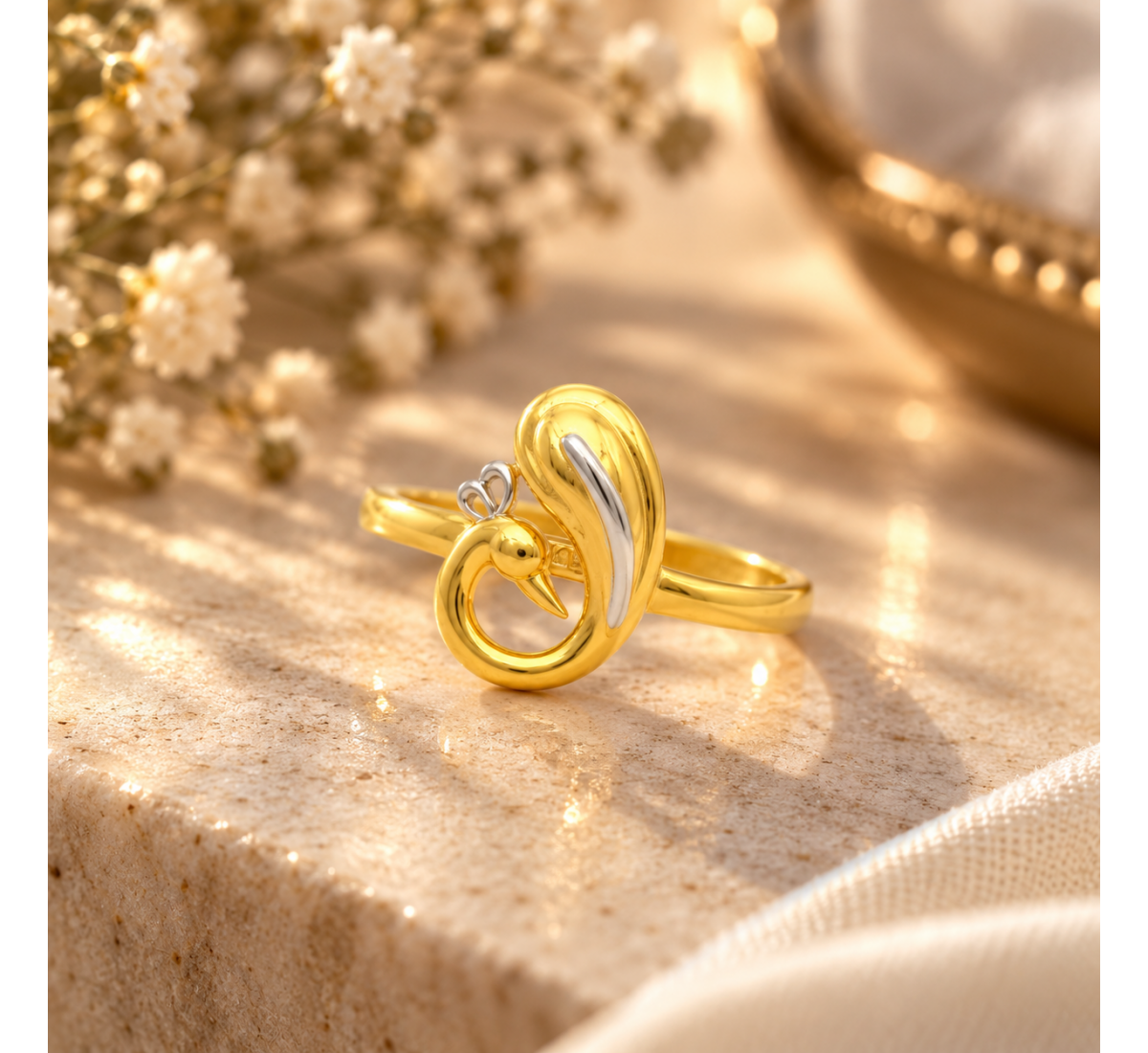 Chirpy Ava Waves Ring