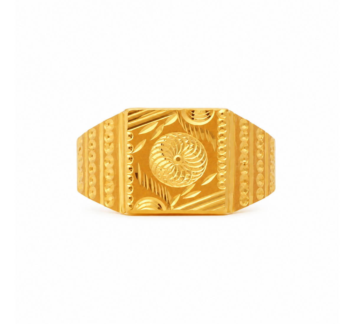 Glam Daisy Gold Ring