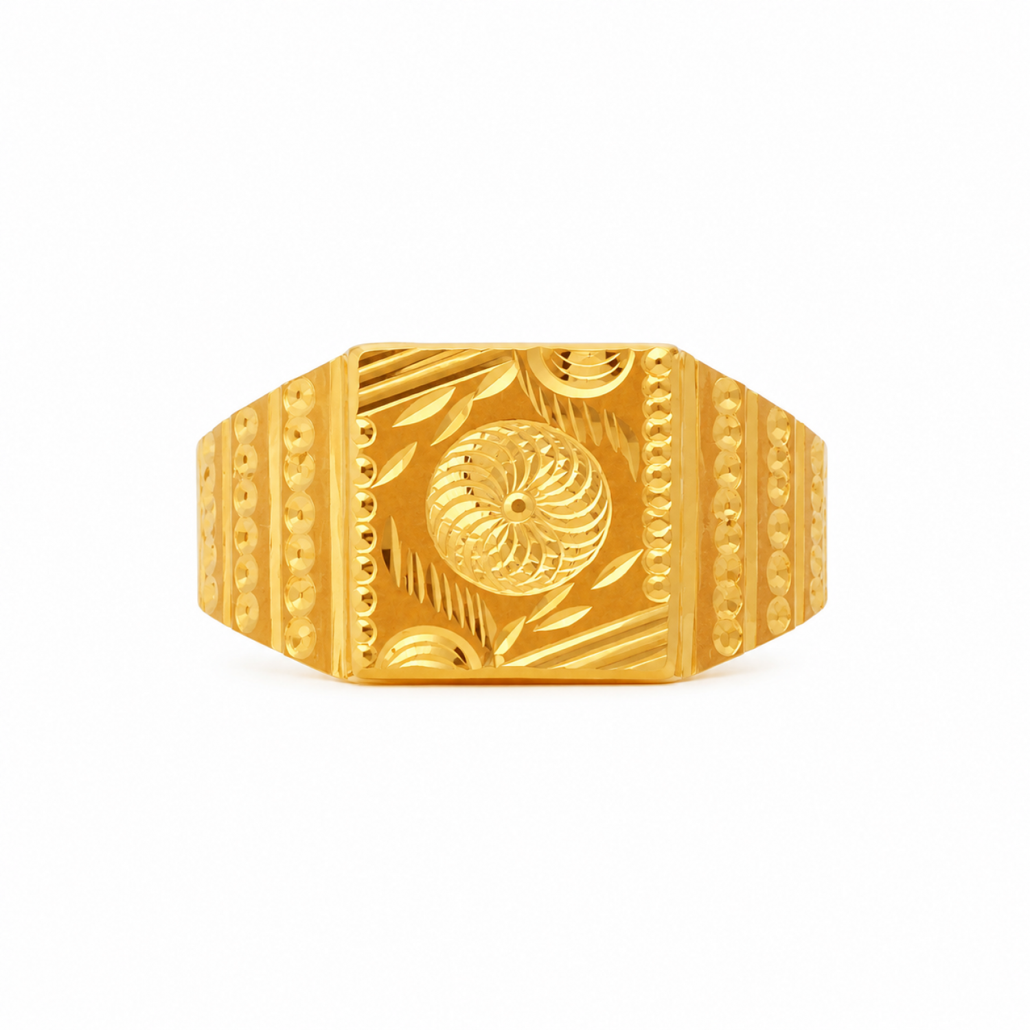 Glam Daisy Gold Ring