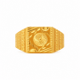 Glam Daisy Gold Ring