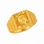 Glam Daisy Gold Ring