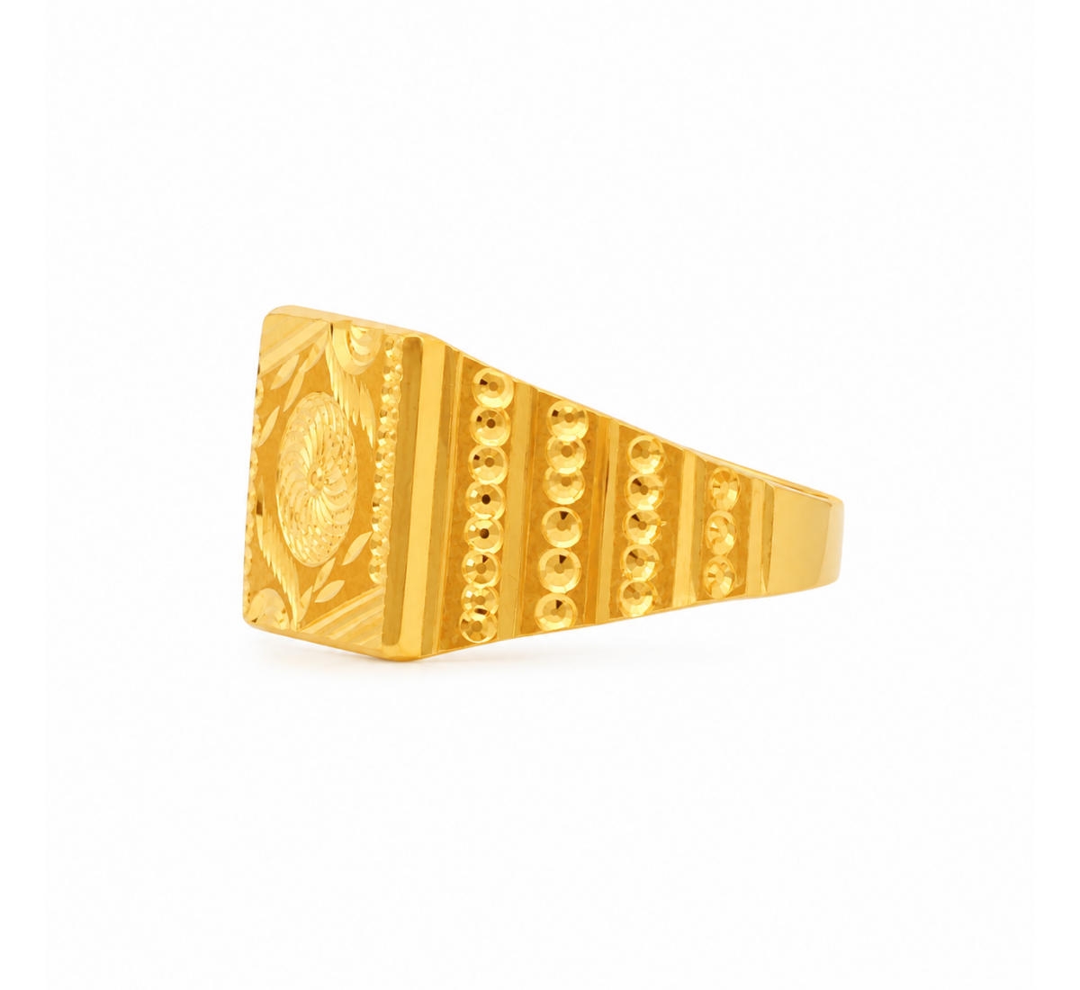 Glam Daisy Gold Ring