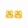 The Marcy Petal Gold Stud