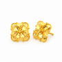 The Marcy Petal Gold Stud