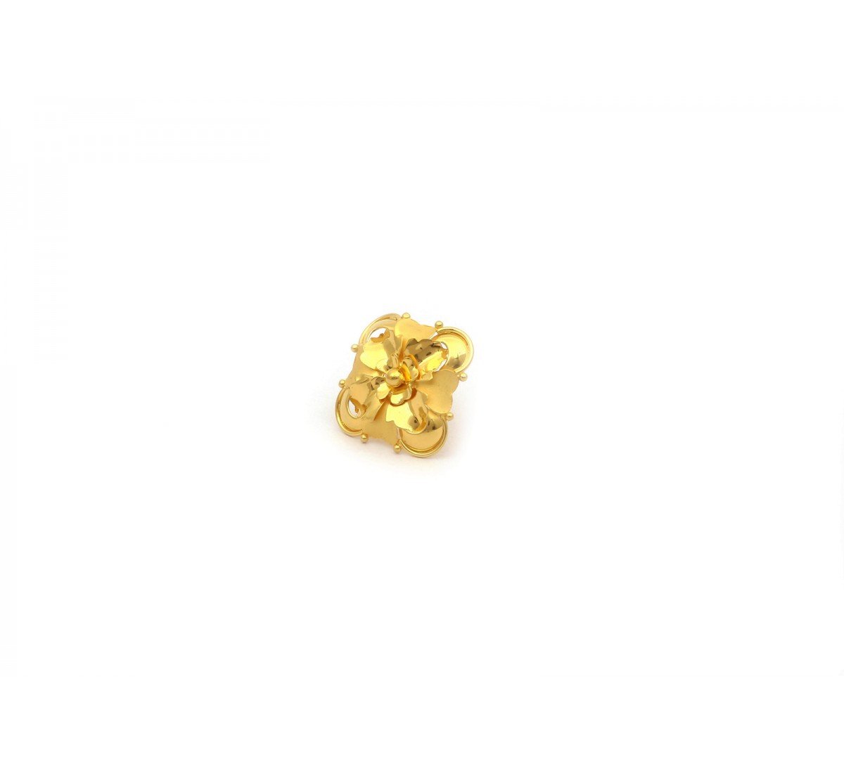 The Marcy Petal Gold Stud